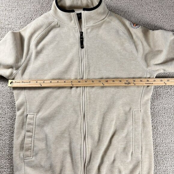 Pendleton Aztec Patch Fleece Jacket Ivory Women’s Size Medium - Picture 5 of 8